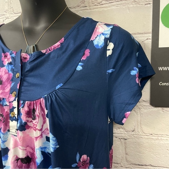 Amelia floral top womens xL - Picture 3 of 4